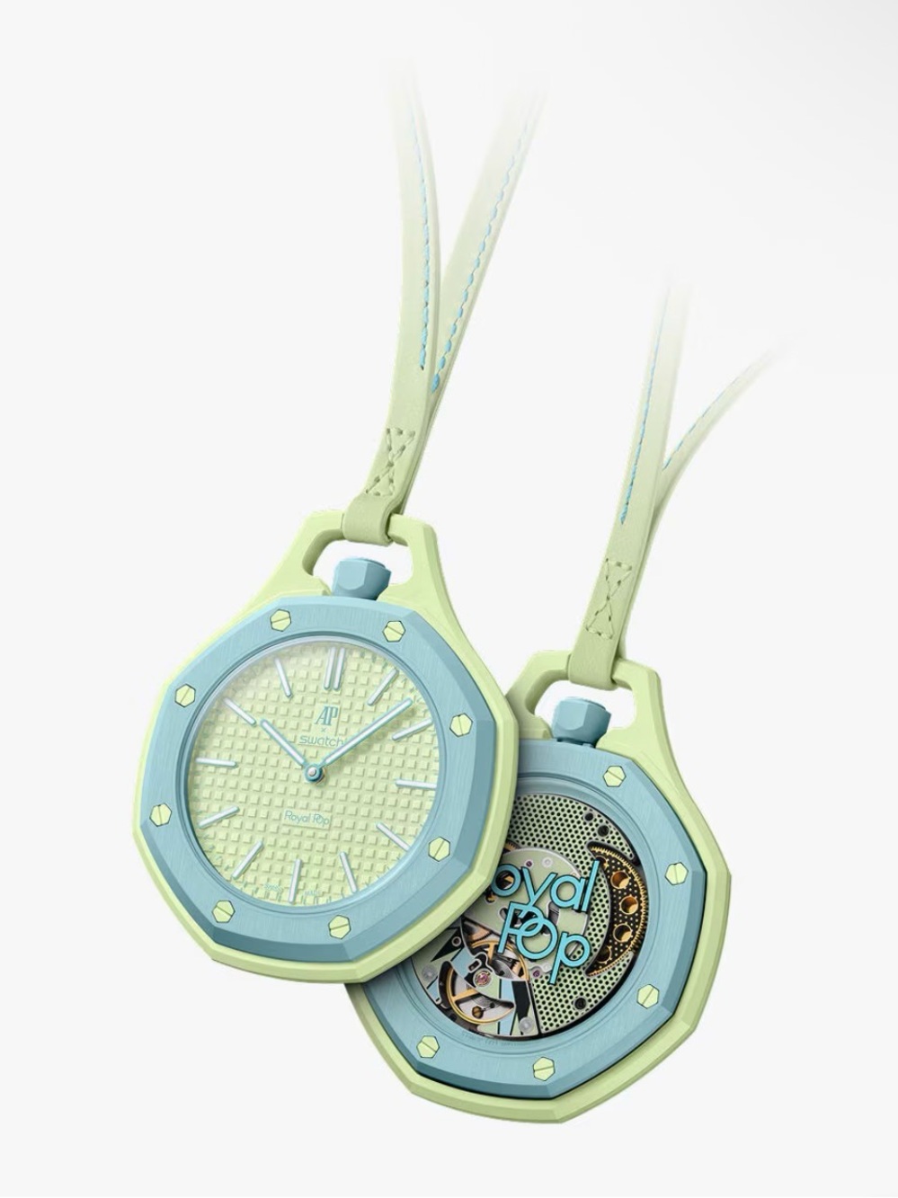 New blue AP Swatch & Watch band combo luxury stopwatch jewelry wristwatch pop